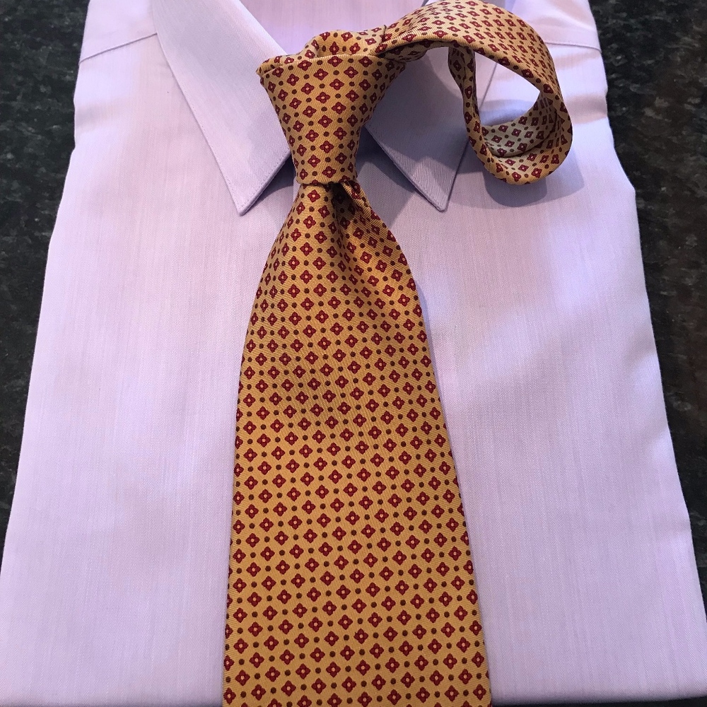 Gold & Red Brooks Brothers Tie